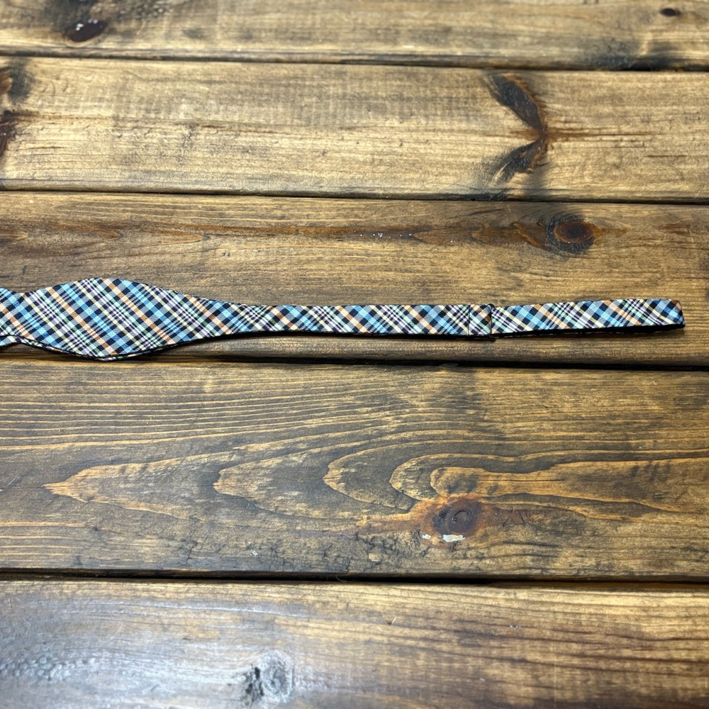 Saddlebred Multicolor Plaid Bow Tie